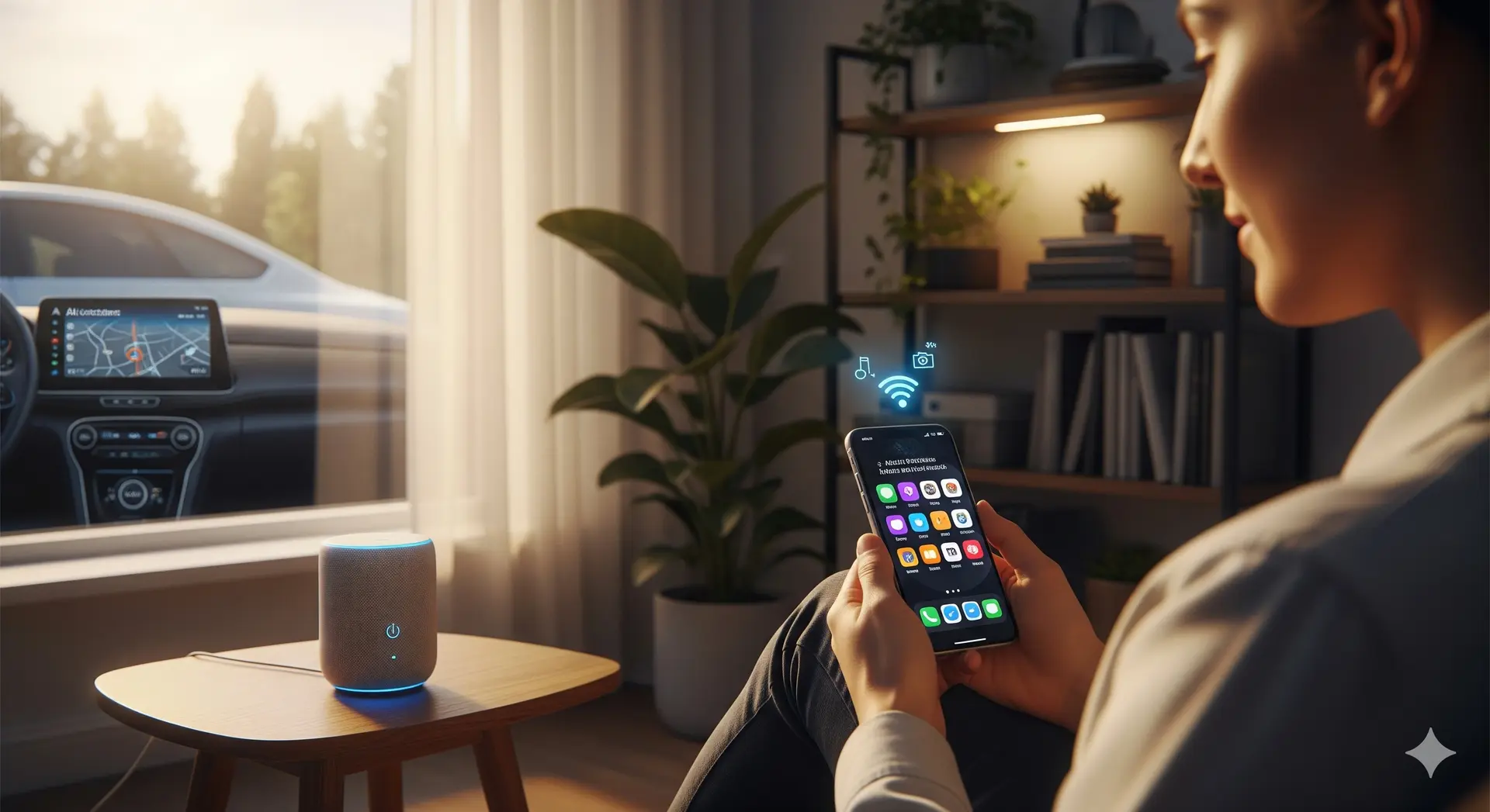 Everyday use of AI in smartphones, smart homes, and voice assistants
