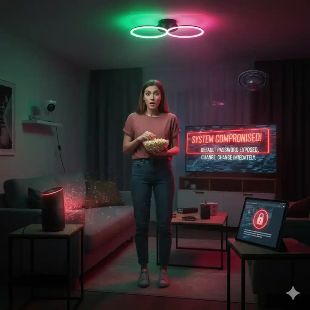 Smart home devices acting unexpectedly due to poor AI security setup